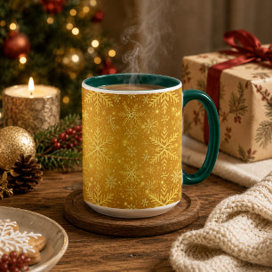 Caneca Neve Dourada