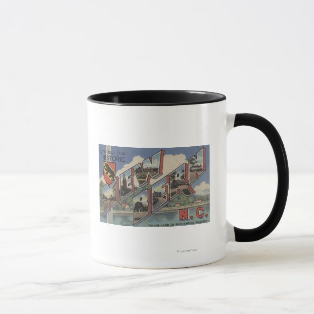 Caneca New Bern, Carolina do Norte - Grandes Cenas de Let (Direita)