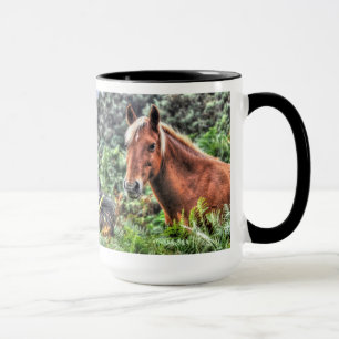 Caneca New Forest Pony de Hampshire, manada por Fláxen, I