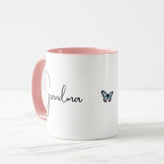 Caneca New Grandma Gift Mug Est 2026 | First Time Grandma (Frente Esquerda)