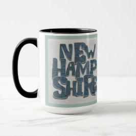 Caneca New Hampshire Denim Mug | Granite State Coastal