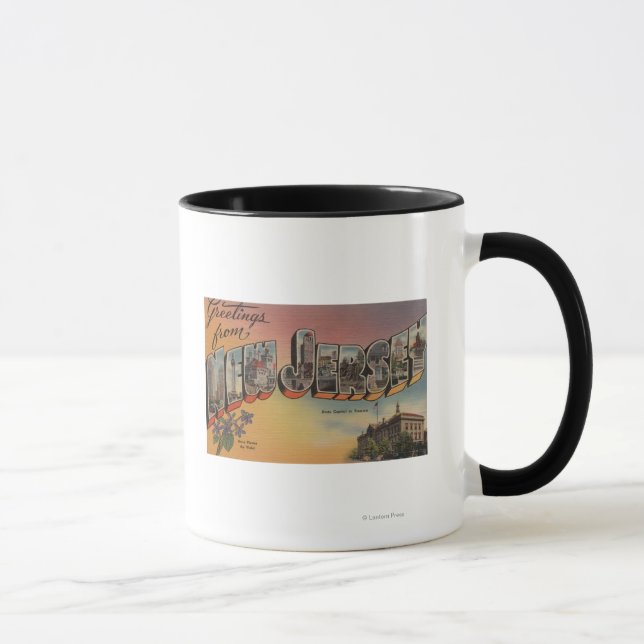 Caneca New Jersey (Capital Estatal/Flor) (Direita)