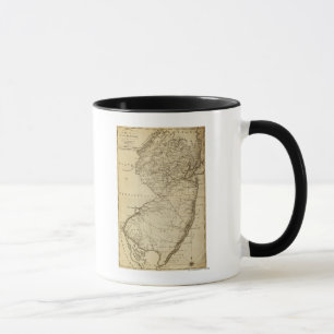 Caneca New JerseyPanorâmica MapNew Jersey