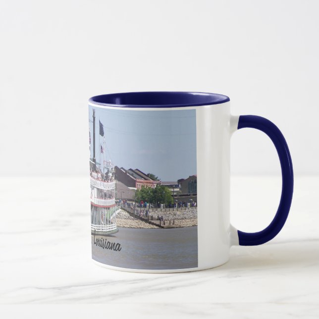 Caneca New Orleans Louisiana River Boat Mug (Direita)