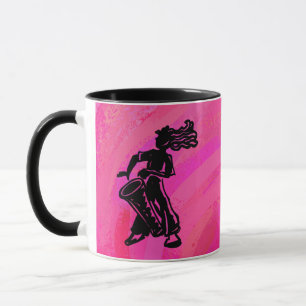 Caneca New York Boogie Nights Drum Hot Pink