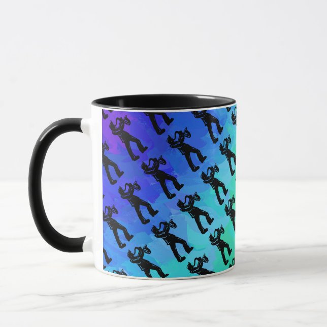 Caneca New York Boogie Nights Saxofone Rainbow (Esquerda)