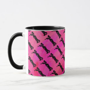 Caneca New York Boogie Nights Trumpet rosa quente