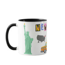 New York City Coffee Mug Travel Gift, NYC Coffee