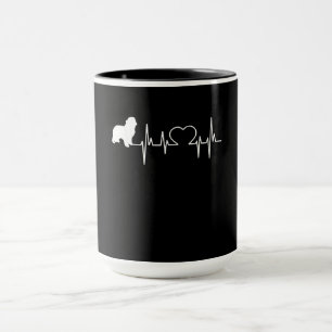 Caneca Newfie Heartbeat Terra Nova Cute Newfie