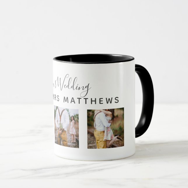 Caneca NeWLYWEDS WEDDING (Frente Esquerda)