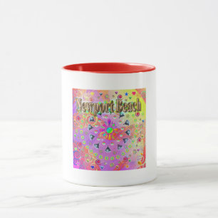 Caneca Newport Beach Lucky Ouro Mug