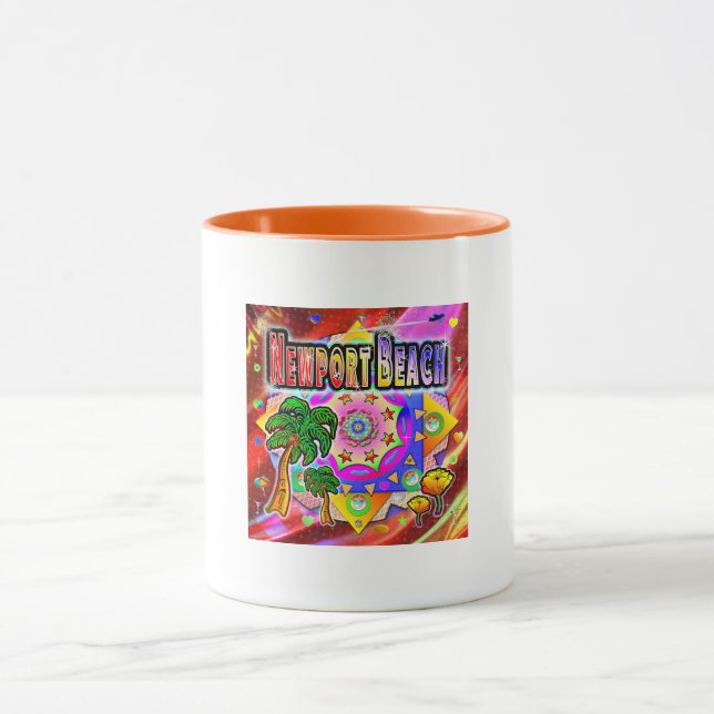 Caneca Newport Beach Tropical Amigos Mug (Centro)
