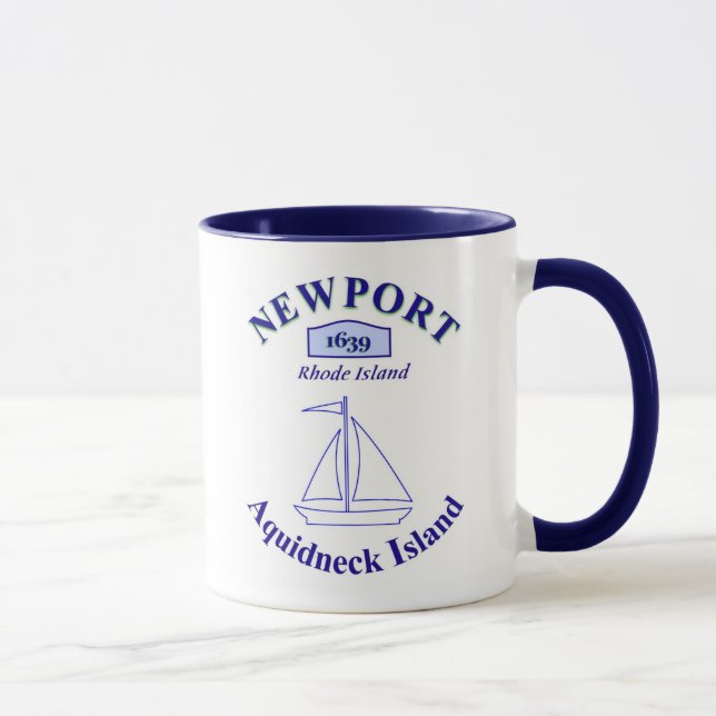 Caneca Newport, ilha de Aquidneck - (Direita)