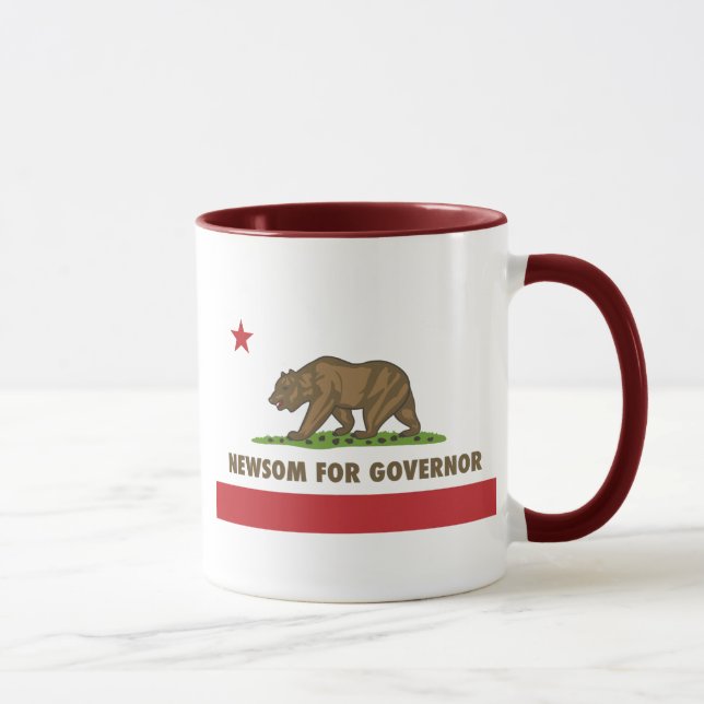 Caneca Newsom para o governador (Direita)