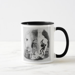Caneca Nicholas instrui Smike na arte da actuação
