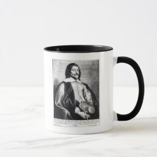 Caneca Nicholas Lanier, gravado por Lucas Vostermans