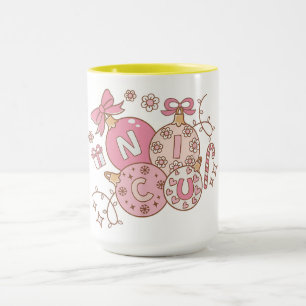 Caneca NICU Cutie Natal – Design de Ornamento Festivo 