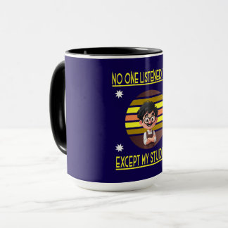 Caneca ninguém me ouviu exceto meus alunos