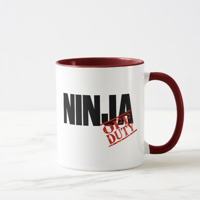 Caneca Ninja fora de serviço (Direita)