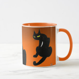 Caneca NINJA Orange Halloween NACK CAT