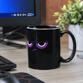 Caneca Ninja preto zangado