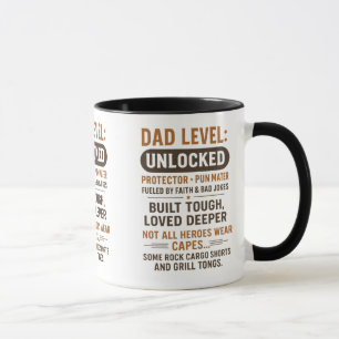 Caneca Nível do pai: Desbloqueado
