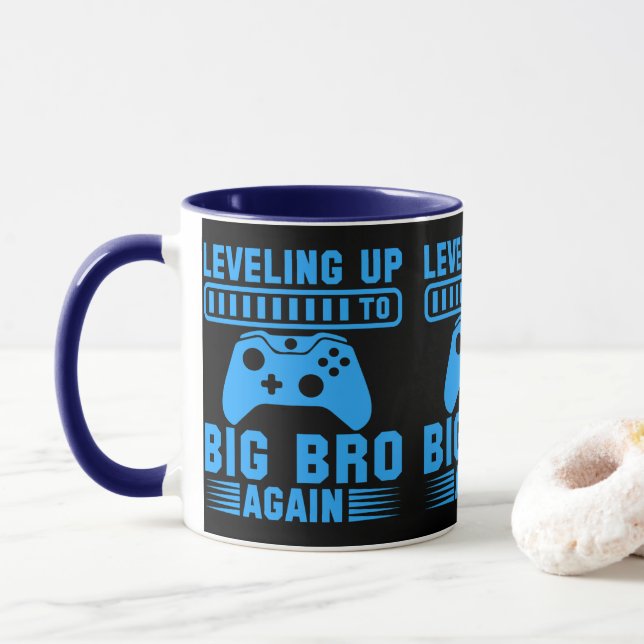 Caneca Nivelando Para O Big Bro Novamente (Com Donut)