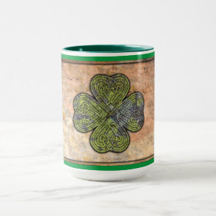 Caneca Nó Celta - Quatro Folhas de Folha