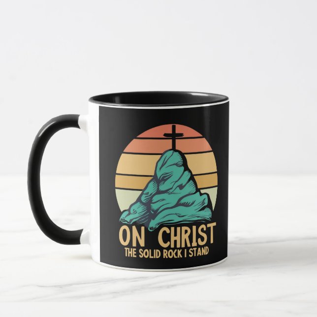 Caneca No Cristo, o Solid Rock I Stand (Esquerda)