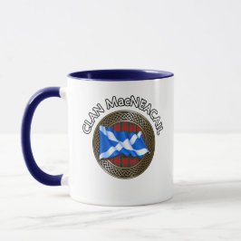Caneca Nó de Tartã e Bandeira do Clã MacNeacail