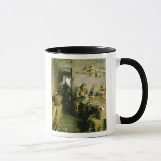 Caneca No estúdio da máscara, 1897 (Direita)