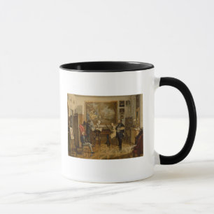 Caneca No estúdio de Miklos Barabas