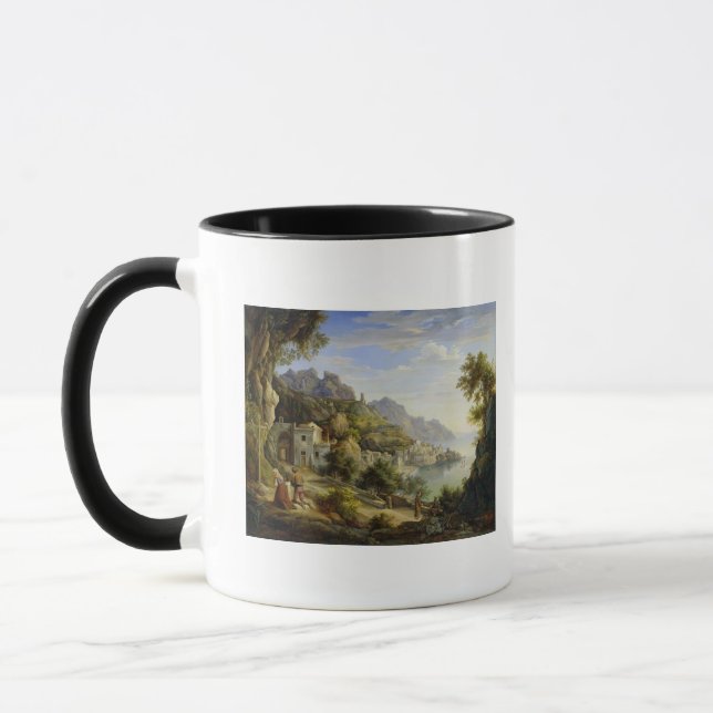 Caneca No golfo de Salerno, 1826 (Esquerda)