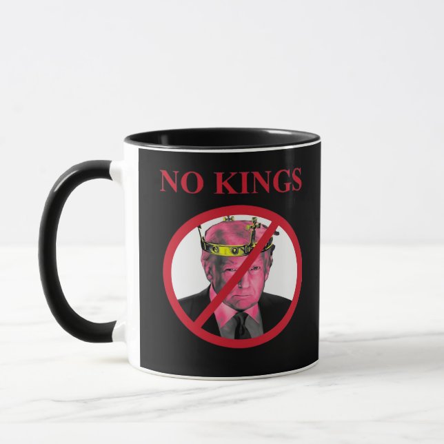 Caneca No Kings Anti Creative Graphic Style (Esquerda)