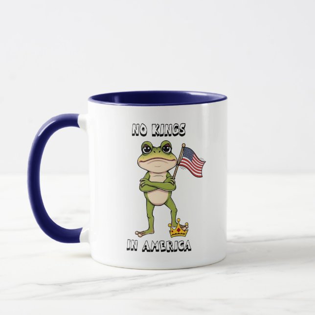 Caneca No Kings in America Anti-Trump Protest  (Esquerda)