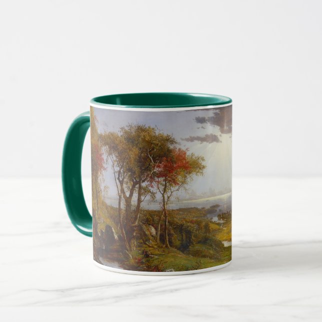 Caneca No Rio Hudson, 1860 (óleo em canvas) (Frente Esquerda)