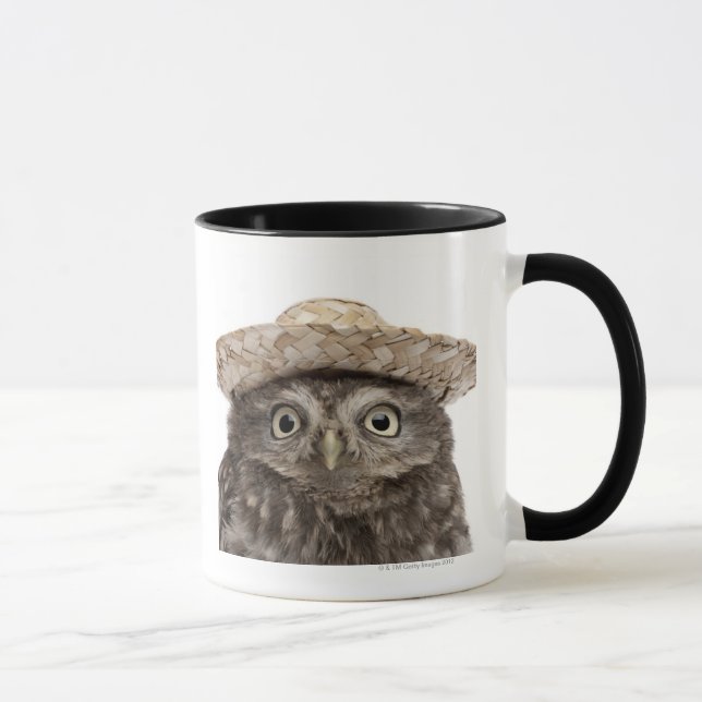Caneca Noctua do Athene da coruja pequena | (Direita)