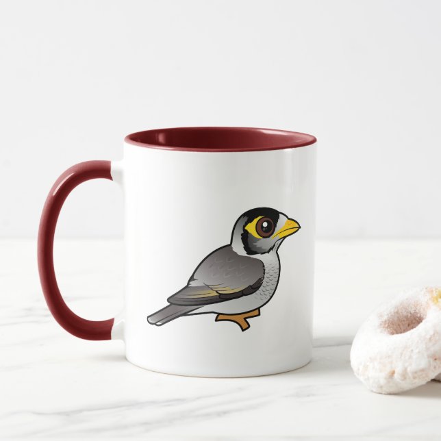 Caneca Noisy Miner Birdorable (Com Donut)