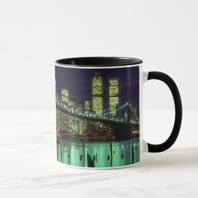 Caneca Noite da ponte de Brooklyn @ (Direita)