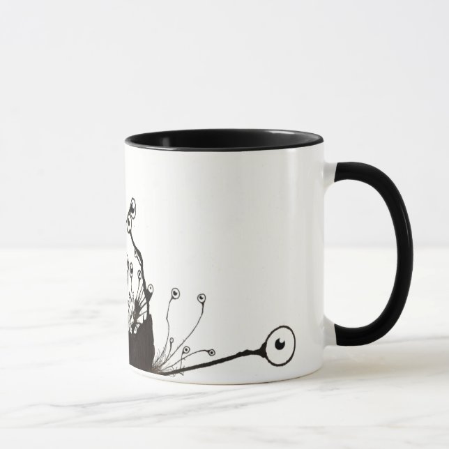 Caneca noite do shoggoth vivo (Direita)