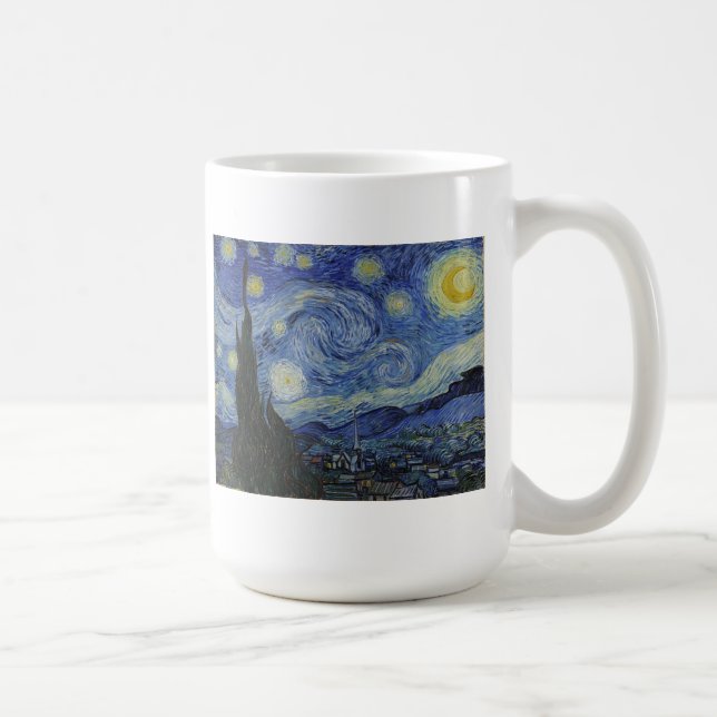 Caneca Noite Estrelada de Van Gogh (Direita)