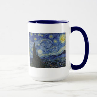 Caneca Noite estrelado de Van Gogh