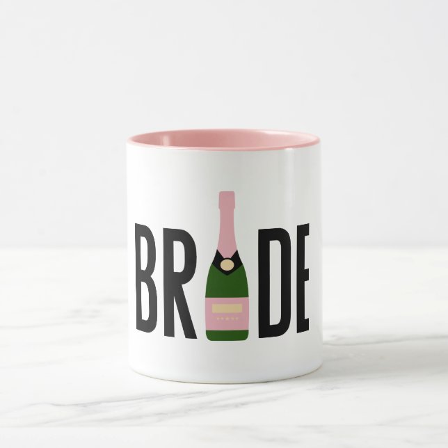 Caneca Noiva Champanhe Rosa Despedida de Solteira  (Centro)
