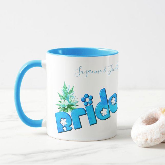 Caneca Noiva Cute Personalizado Casamento (Com Donut)