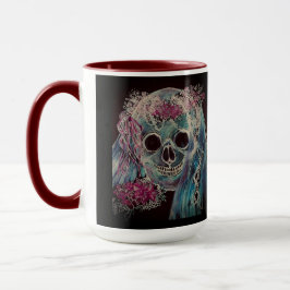Caneca Noiva do crânio Mug 15 oz.