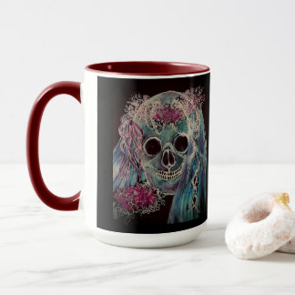 Caneca Noiva do crânio Mug 15 oz.
