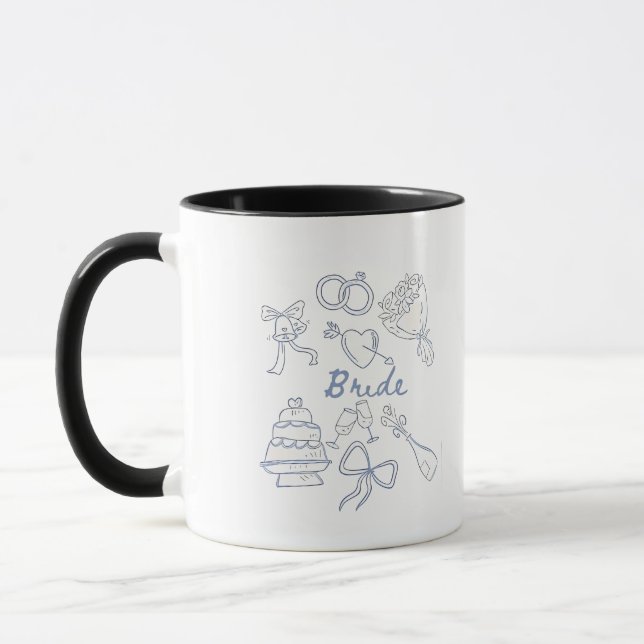 Caneca Noiva Engajada Casal Marido Mulher (Esquerda)
