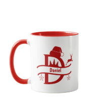 Nome Carta Santa Hat | Monograma | Inicial persona