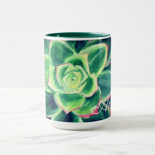 Caneca Nome Combo Mug Plant Painting (Centro)