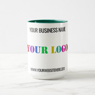Caneca Nome de logotipo personalizado Mug de site - Promo